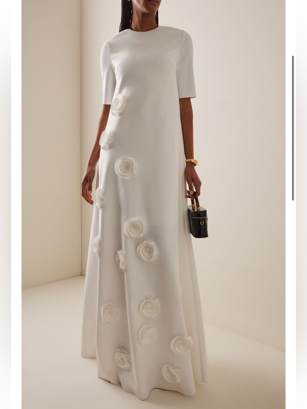Greta Constantine
Remembrandt Floral-Appliquéd Maxi Dress